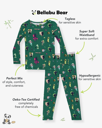 Minecraft: Midnight Mobs Bamboo Kids Pajamas