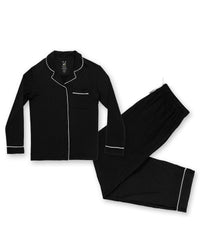 Obsidian Black Bamboo Men's Pajama Set