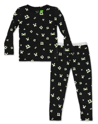 Minecraft: Creeper Halloween Bamboo Kids Pajamas
