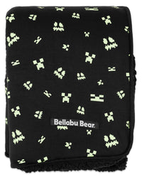 Minecraft: Creeper Halloween Bamboo Sherpa Blanket