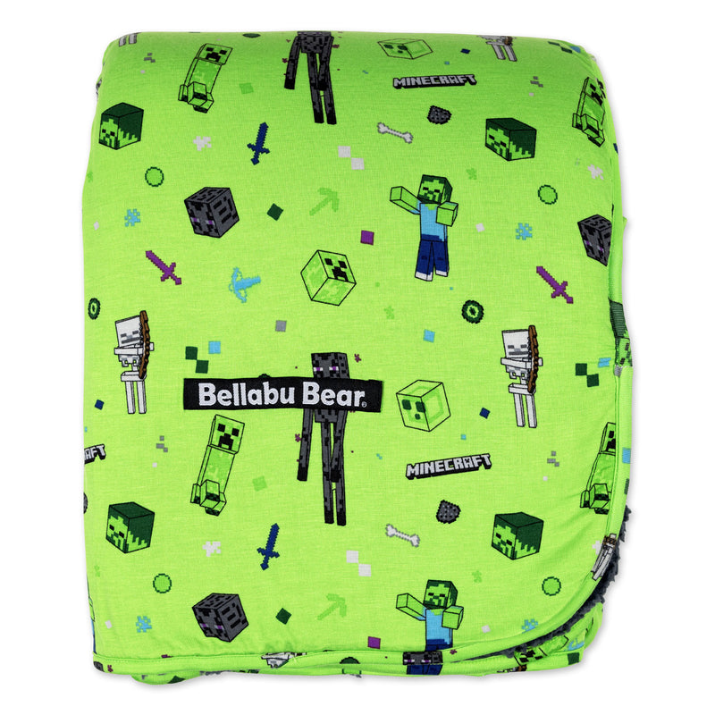 Minecraft Mob Squad Bamboo Sherpa Blanket