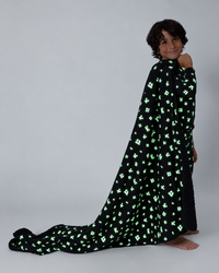 Minecraft: Creeper Halloween Bamboo Sherpa Blanket