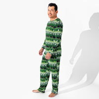 Minecraft Creeper Holiday Bamboo Men's Pajama Set