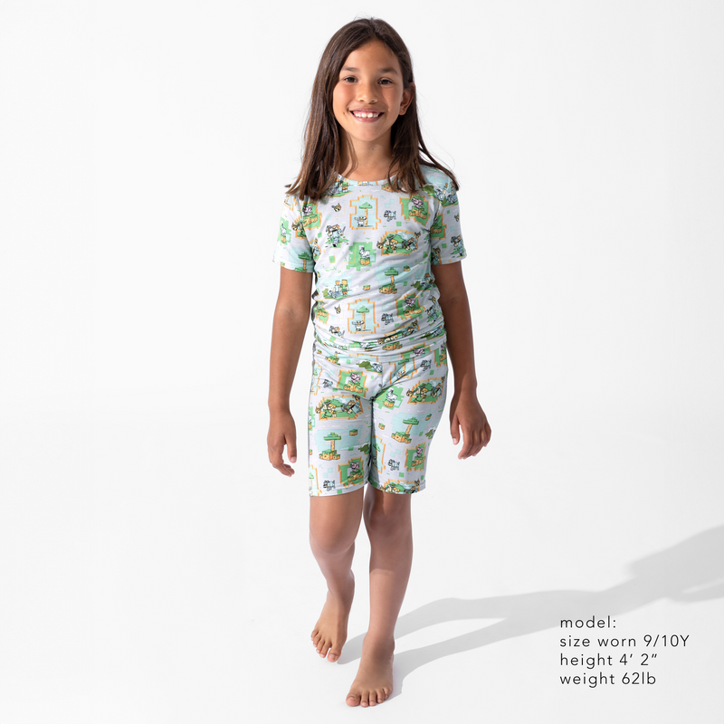 Minecraft: Overworld Dreams Bamboo Kids Pajama Short Set