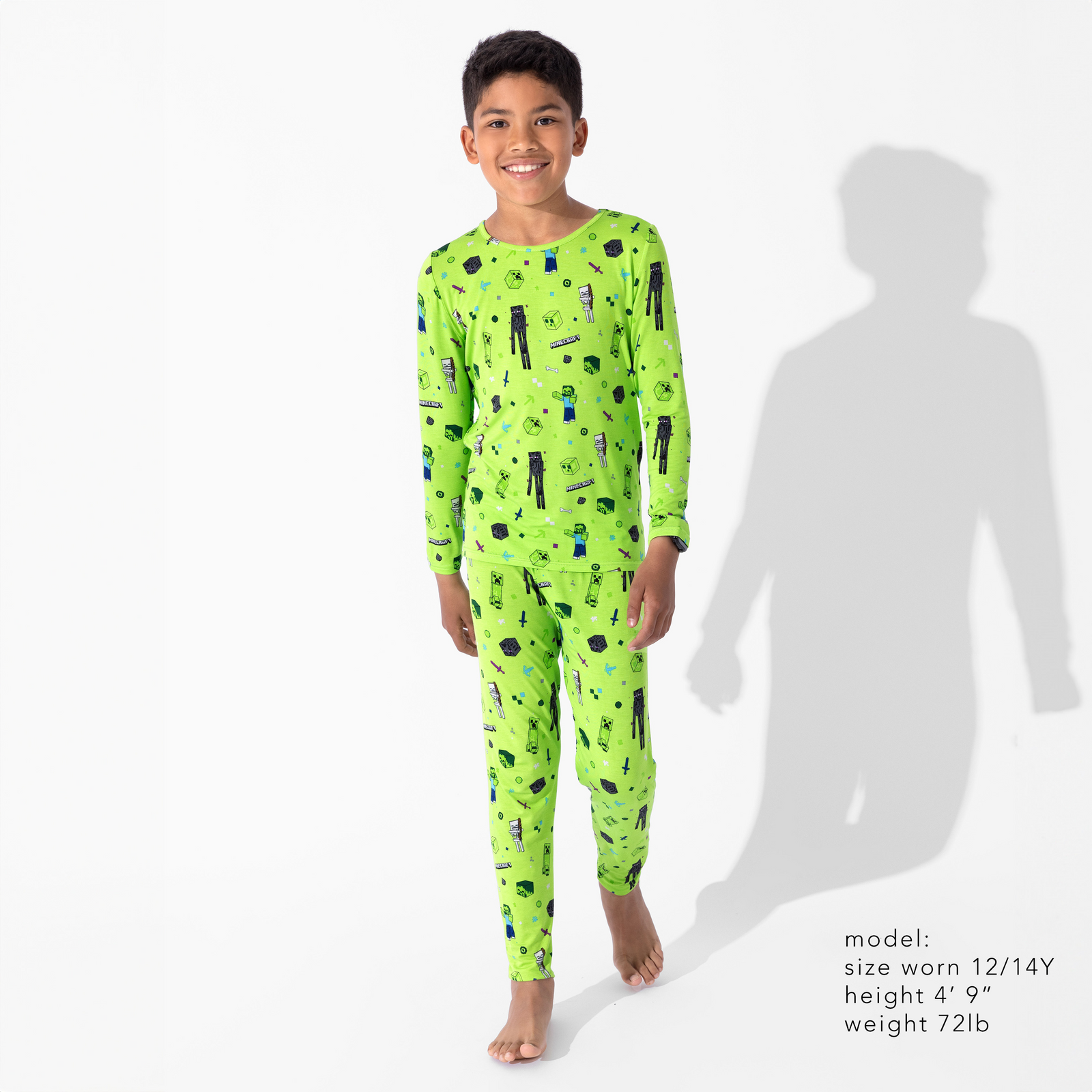 Minecraft Mob Squad Bamboo Kids Pajamas