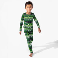 Minecraft Creeper Holiday Bamboo Kids Pajamas