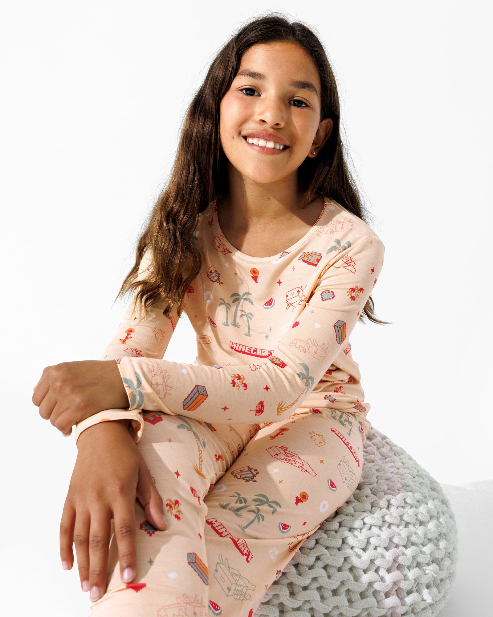 Minecraft: Summer Vibes Bamboo Kids Pajamas