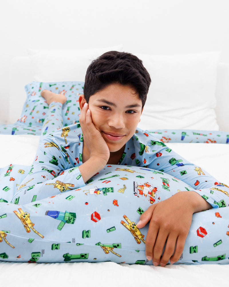 Minecraft: Chicken Jockey Bamboo Kids Pajamas