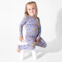 Minecraft Pixel Pals Bamboo Kids Pajamas