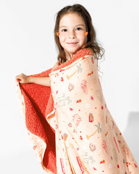 Minecraft: Summer Vibes Bamboo Sherpa Blanket