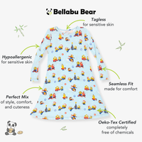 Merry Minions Holiday Bamboo Girls' Long Sleeve Dress