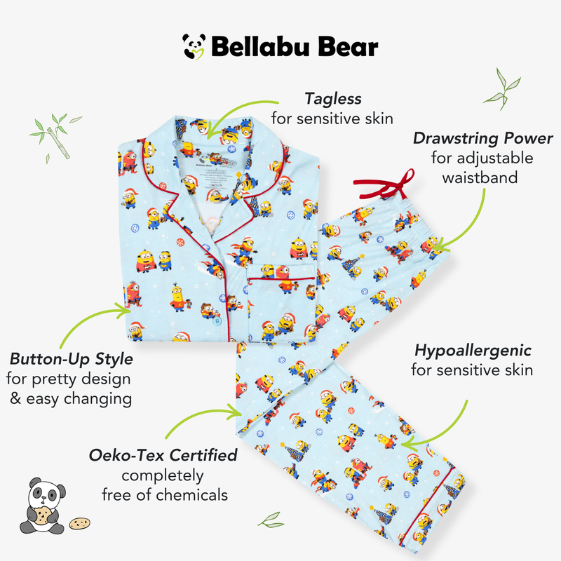 Merry Minions Holiday Bamboo Men's Pajama Set