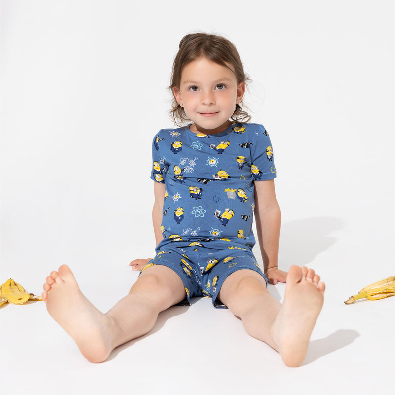 Despicable Me 4: Minions Anti-Villain League Bamboo Kids Pajama Short Set