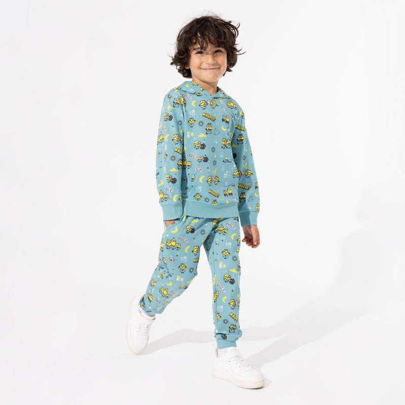 Minions Bello Banana Bamboo Terry Daywear Kids Jogger Set