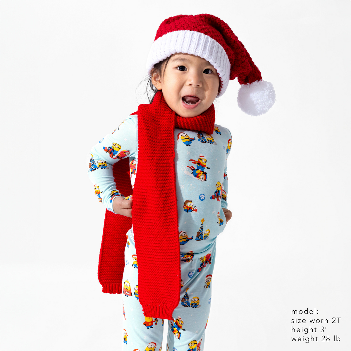 Merry Minions Holiday Bamboo Kids Pajamas