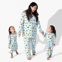 Merry Minions Holiday Bamboo Girls' Long Sleeve Dress