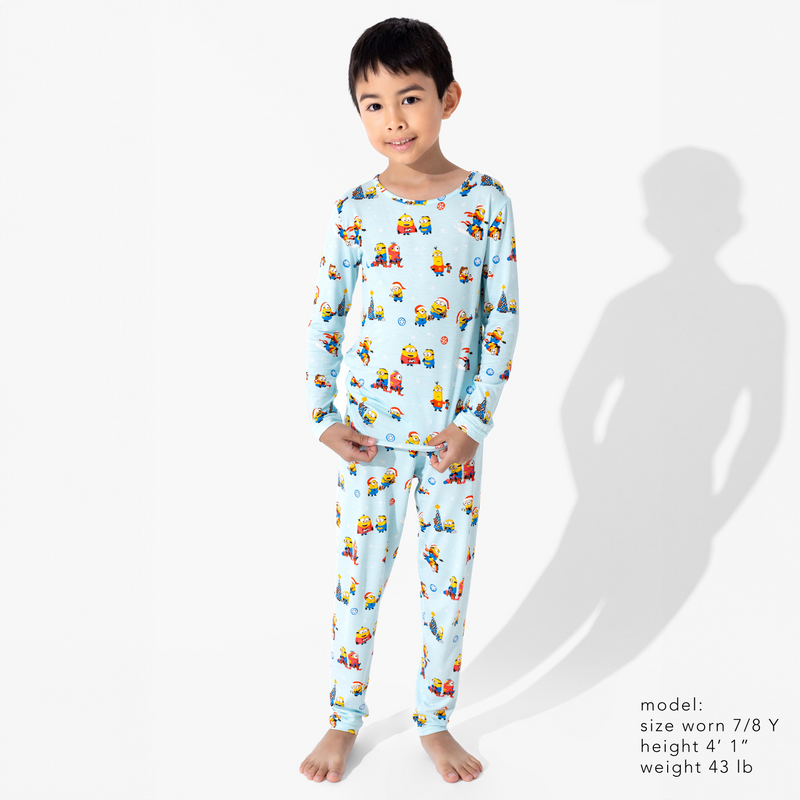 Merry Minions Holiday Bamboo Kids Pajamas