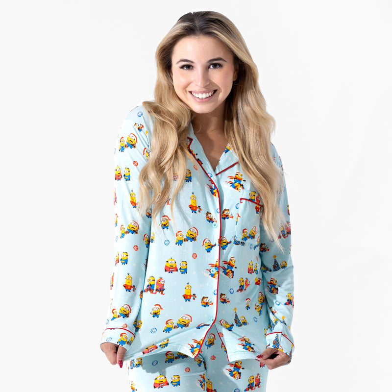 Merry Minions Holiday Bamboo Women's Pajama Set