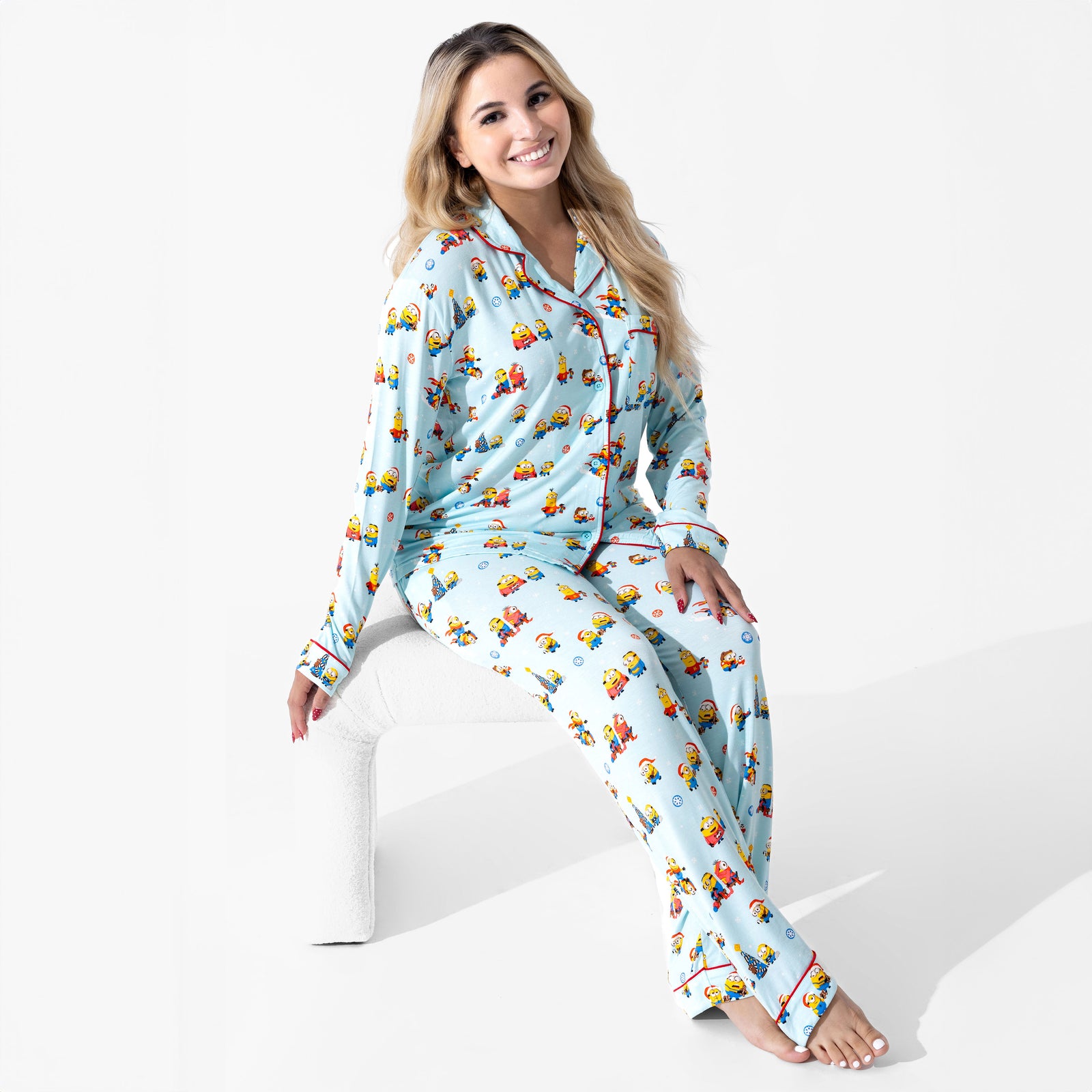 Merry Minions Holiday Bamboo Women's Pajama Set