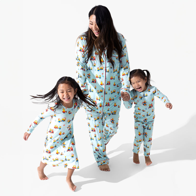 Merry Minions Holiday Bamboo Kids Pajamas