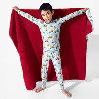 Merry Minions Holiday Bamboo Sherpa Blanket