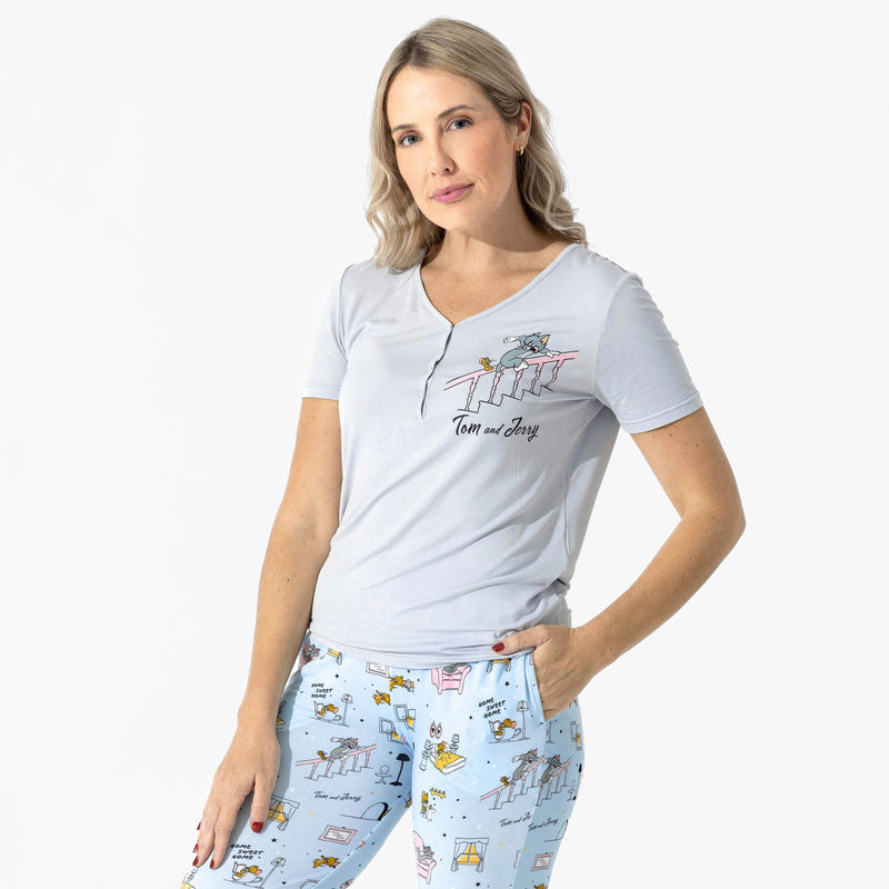 Tom & Jerry: Home Sweet Home Bamboo Women's Pajama Set