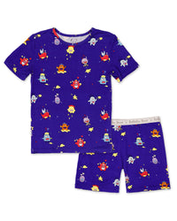 Moody Monsters Bamboo Kids Pajama Short Set
