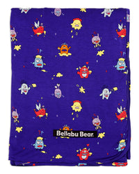 Moody Monsters Bamboo Blanket