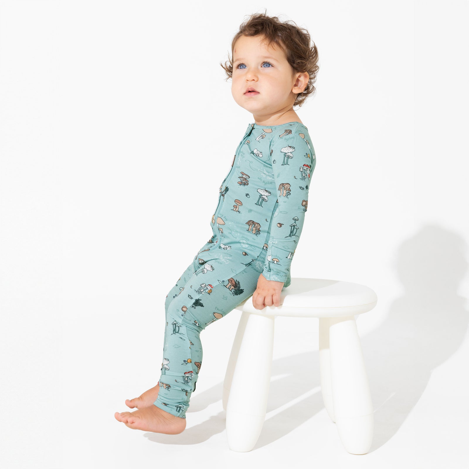 Mushroom Cycle Bamboo Convertible Footie