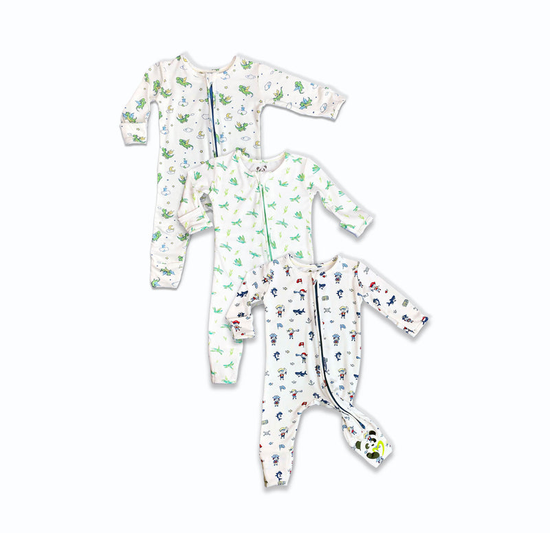 Mystical Bundle - Bamboo Convertible Footie