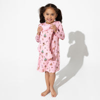 Nutcracker Pink Bamboo Sherpa Christmas Stocking