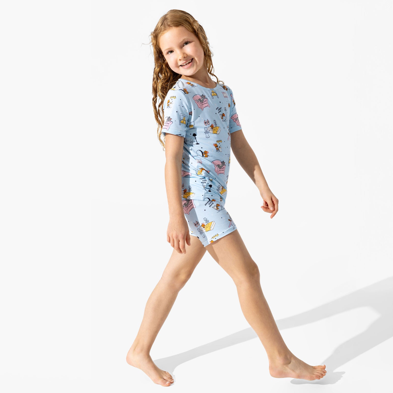 Tom & Jerry: Home Sweet Home Bamboo Kids Short Set