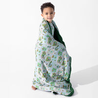 Minecraft Overworld Dreams Bamboo Sherpa Blanket