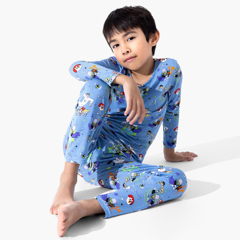Powerpuff Girls Mojo Jojo Showdown Bamboo Kids Pajamas