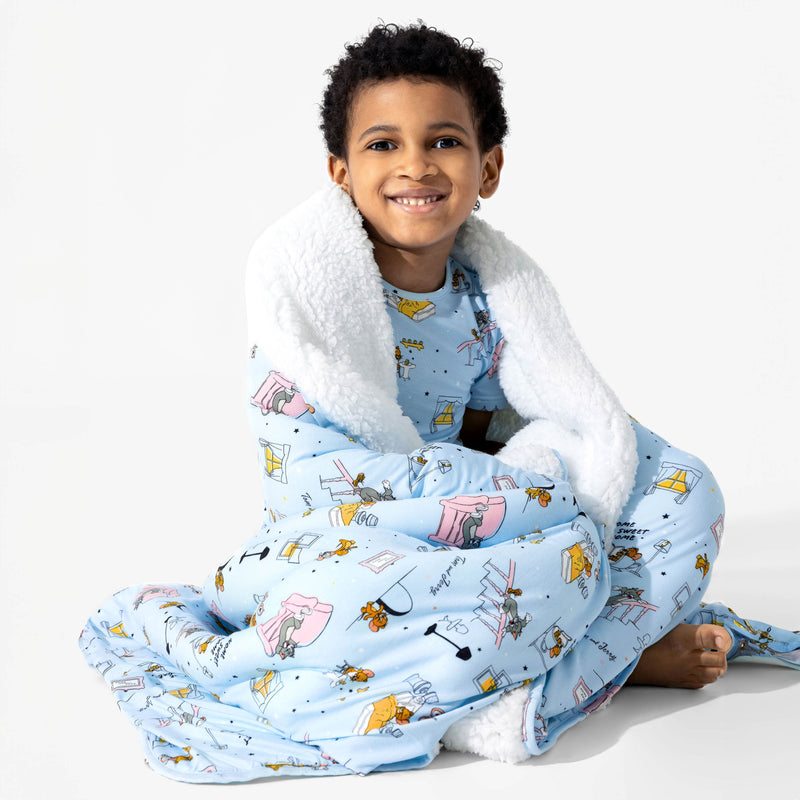 Tom & Jerry: Home Sweet Home Bamboo Sherpa Blanket