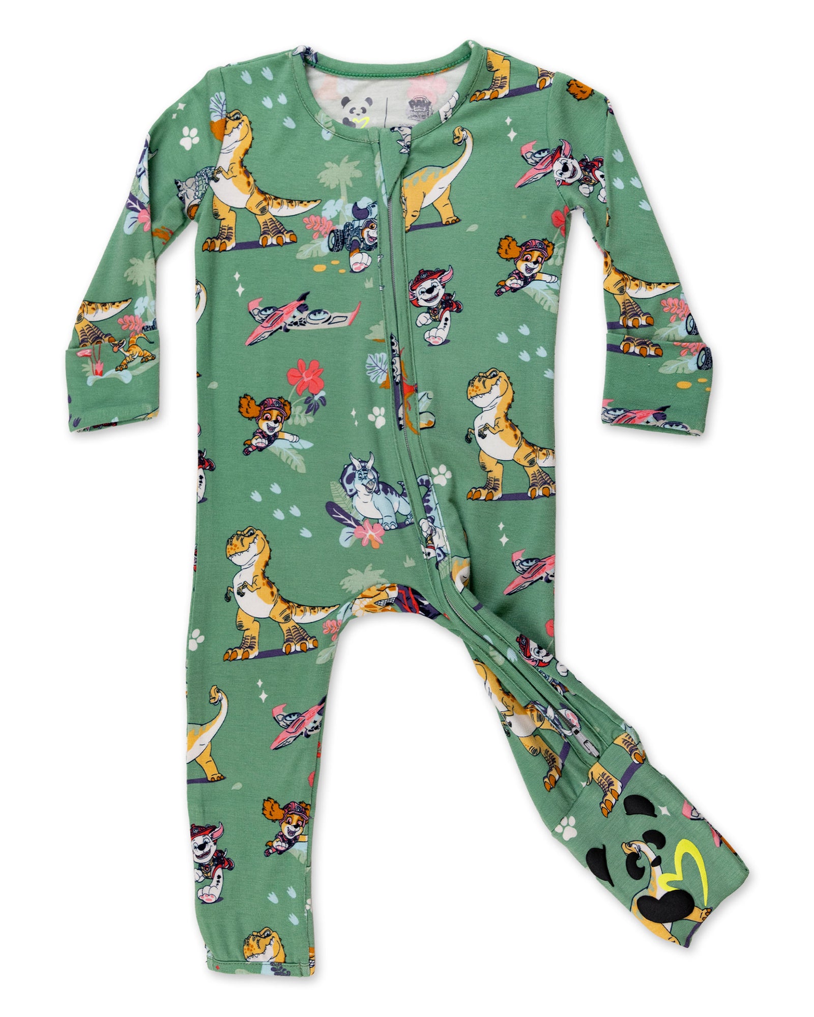 PAW Patrol: Dino Island Bamboo Convertible Footie