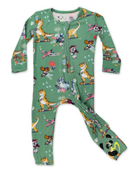 PAW Patrol: Dino Island Bamboo Convertible Footie