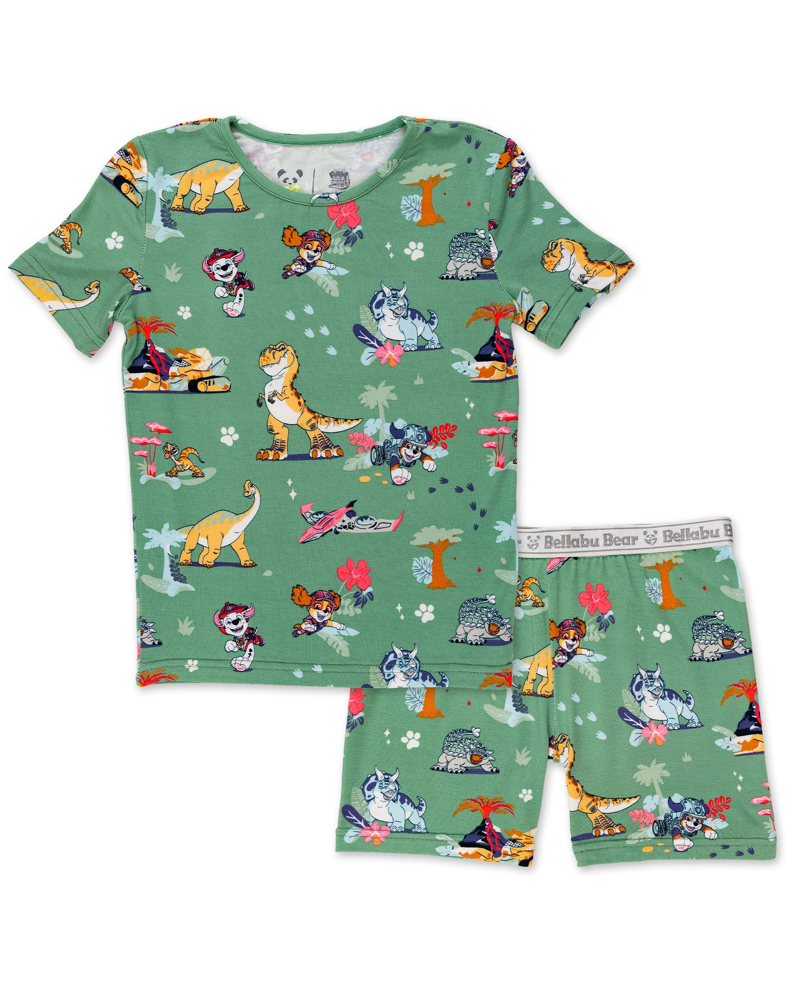 PAW Patrol: Dino Island Bamboo Kids Pajama Short Set