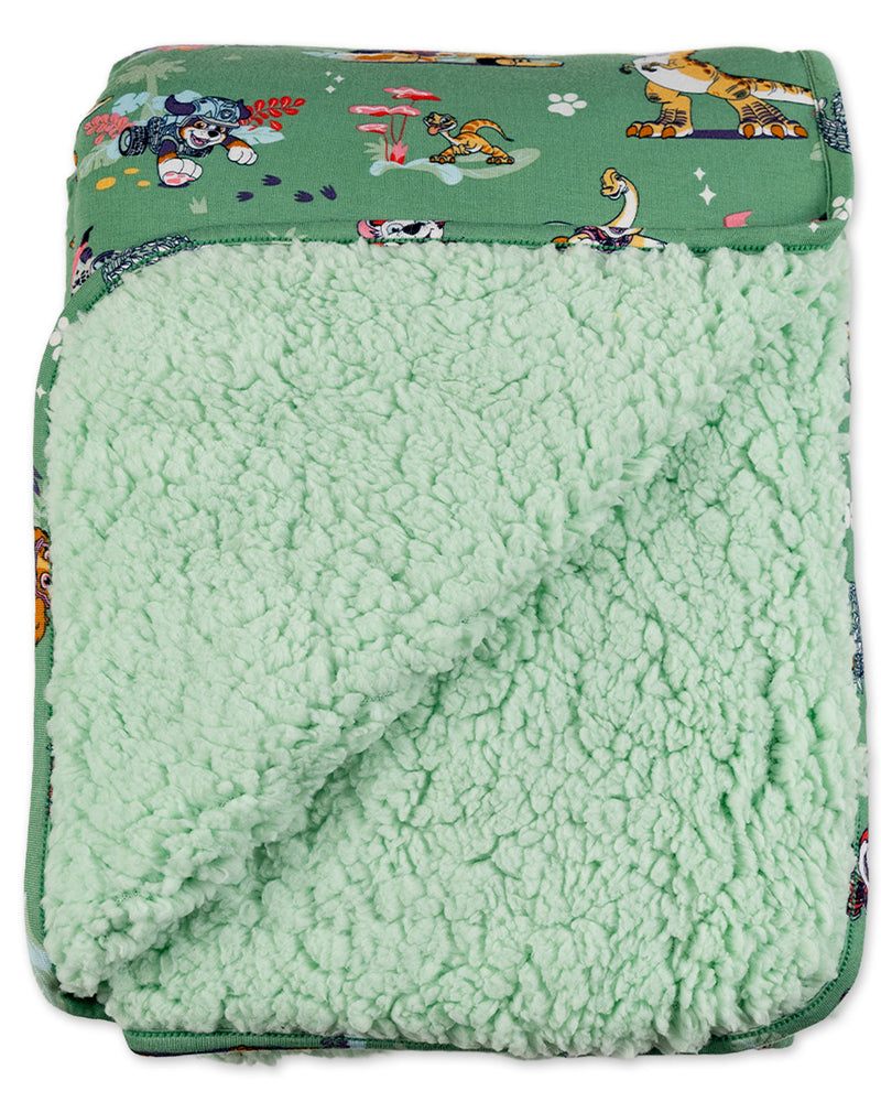 PAW Patrol: Dino Island Bamboo Sherpa Blanket