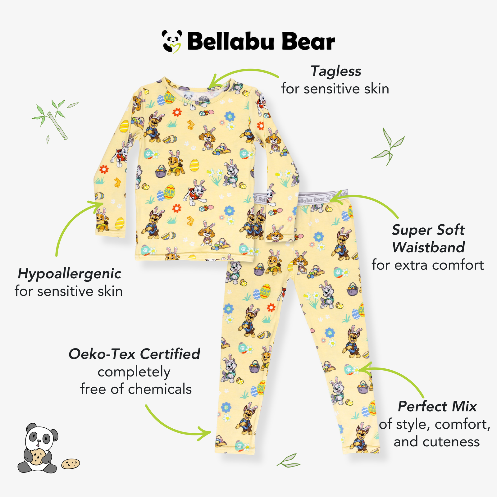 PAW Patrol: Bunny Fun Bamboo Kids Pajamas