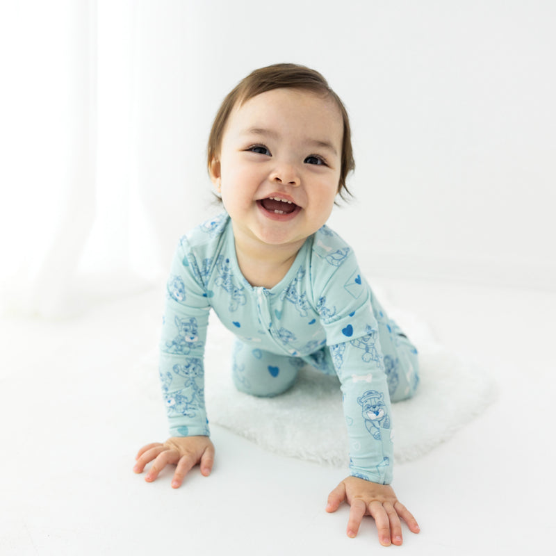 PAW Patrol: Love Paws Blue Bamboo Convertible Footie