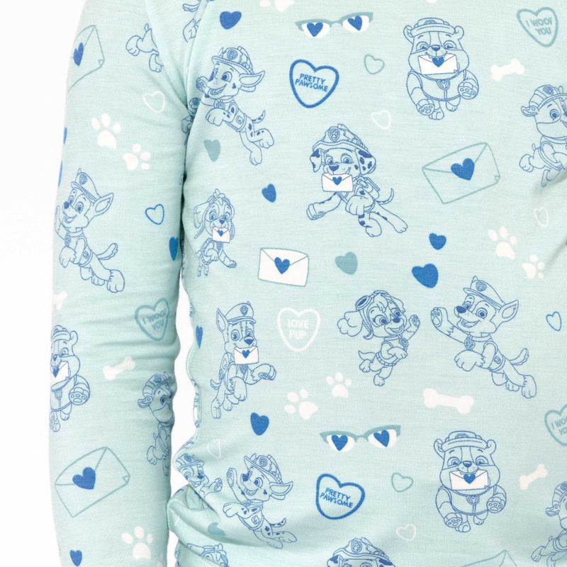 PAW Patrol: Love Paws Blue Bamboo Kids Pajamas