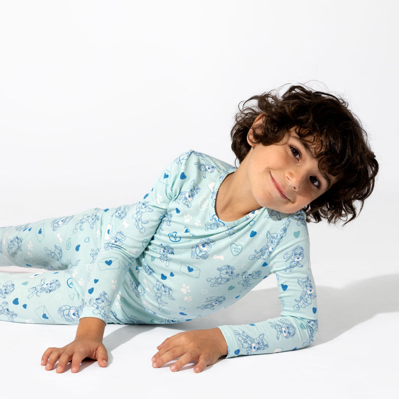 PAW Patrol: Love Paws Blue Bamboo Kids Pajamas