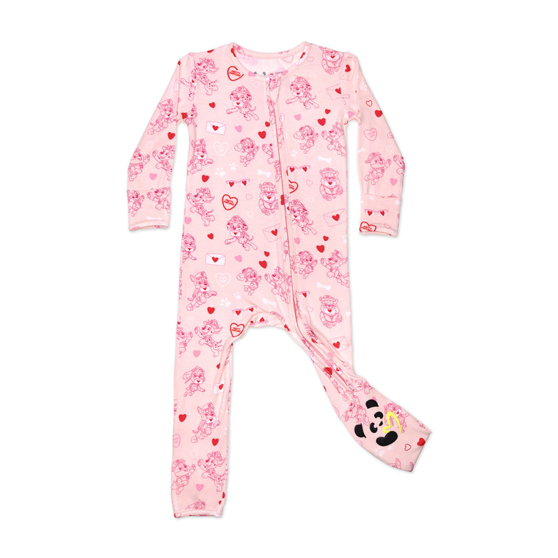 PAW Patrol: Love Paws Pink Bamboo Convertible Footie