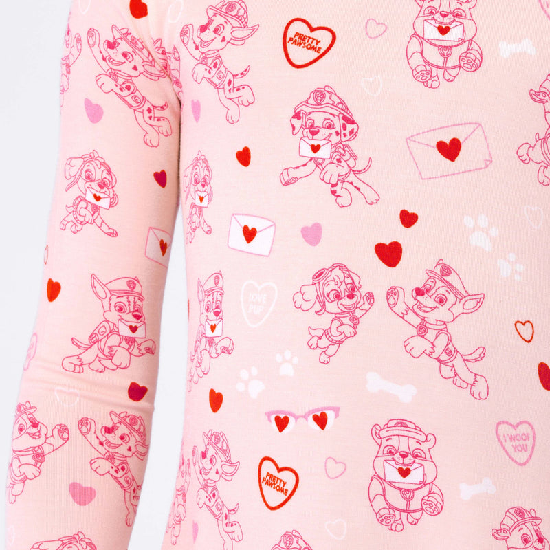 PAW Patrol: Love Paws Pink Bamboo Convertible Footie