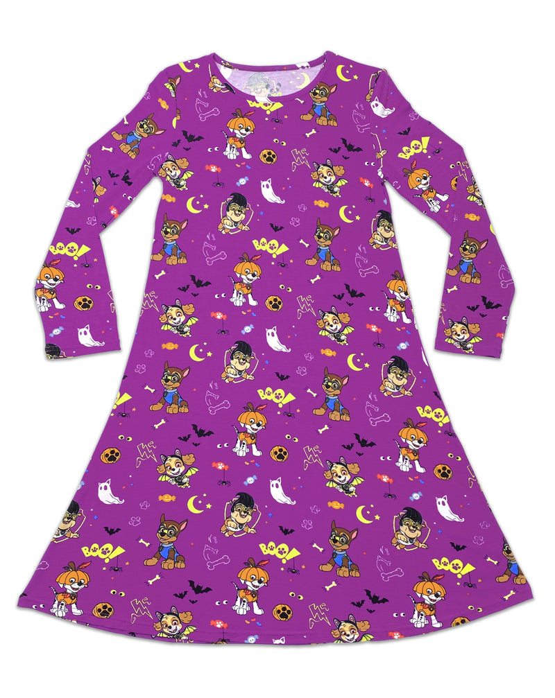 PAW Patrol: Halloween Bamboo Girls' Long Sleeve Dress