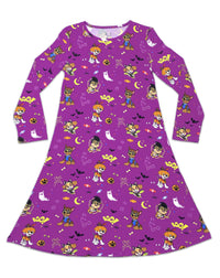 PAW Patrol: Halloween Bamboo Girls' Long Sleeve Dress