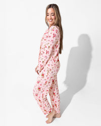 Bows & Blooms Bamboo Women's Pajama Set