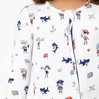 Pirate Bamboo Convertible Footie