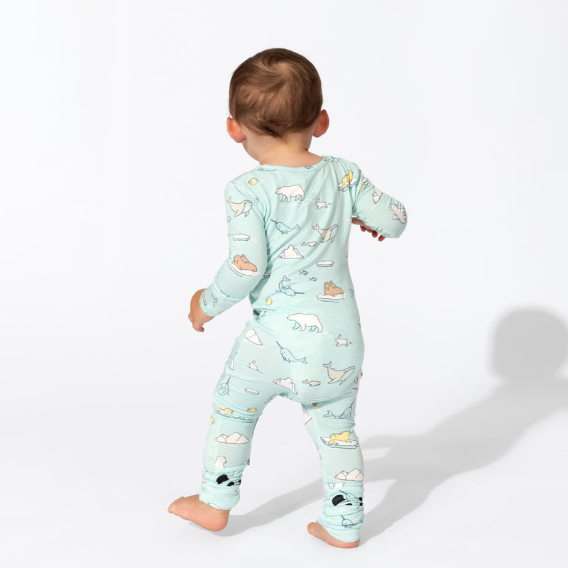 Arctic Bamboo Convertible Footie